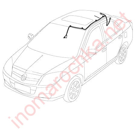 Проводка антенны Geely GC6 схема